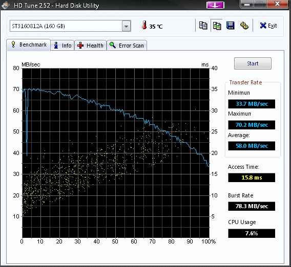 HD Tune website